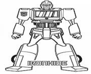 Printable transformers ironhide  coloring pages